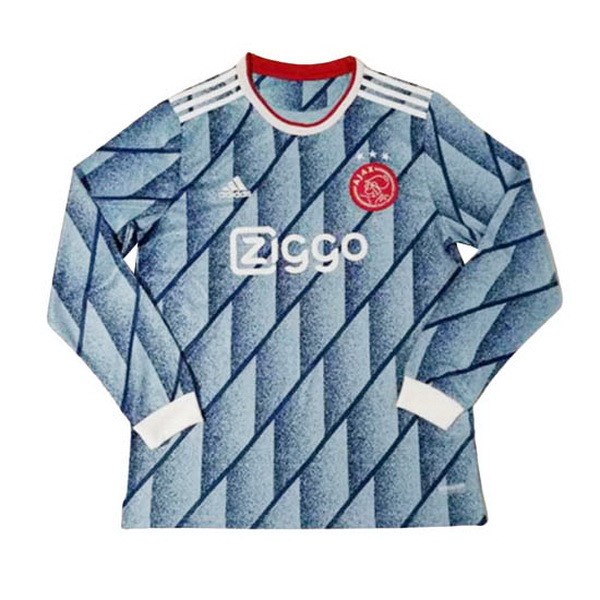 Tailandia Camiseta Ajax 2ª ML 2020 2021 Azul